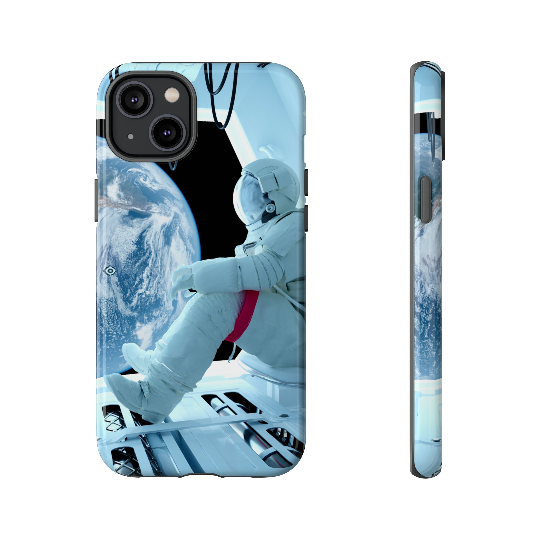 Astronaut inside Shuttle - Protective Phone Case