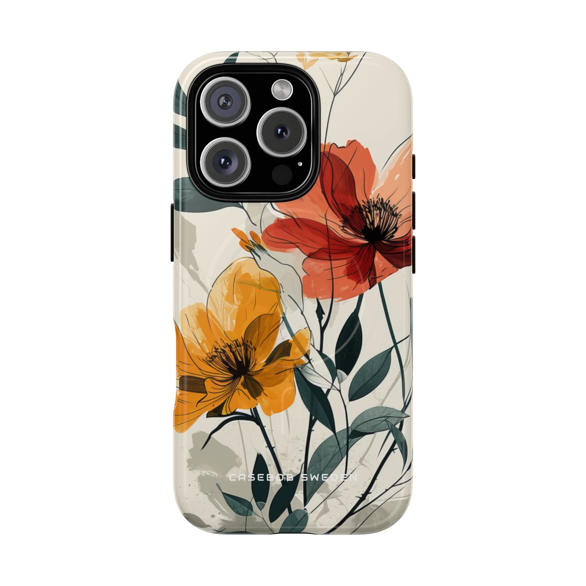 Elegant Floral Harmony iPhone 16  Tough+ Phone Case