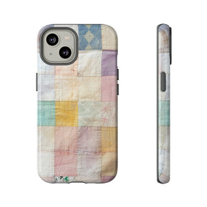 Pastel Quilt Patchwork - Protective Phone Case