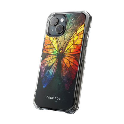 Mosaic Butterfly Glow iPhone 15 Case - Impact