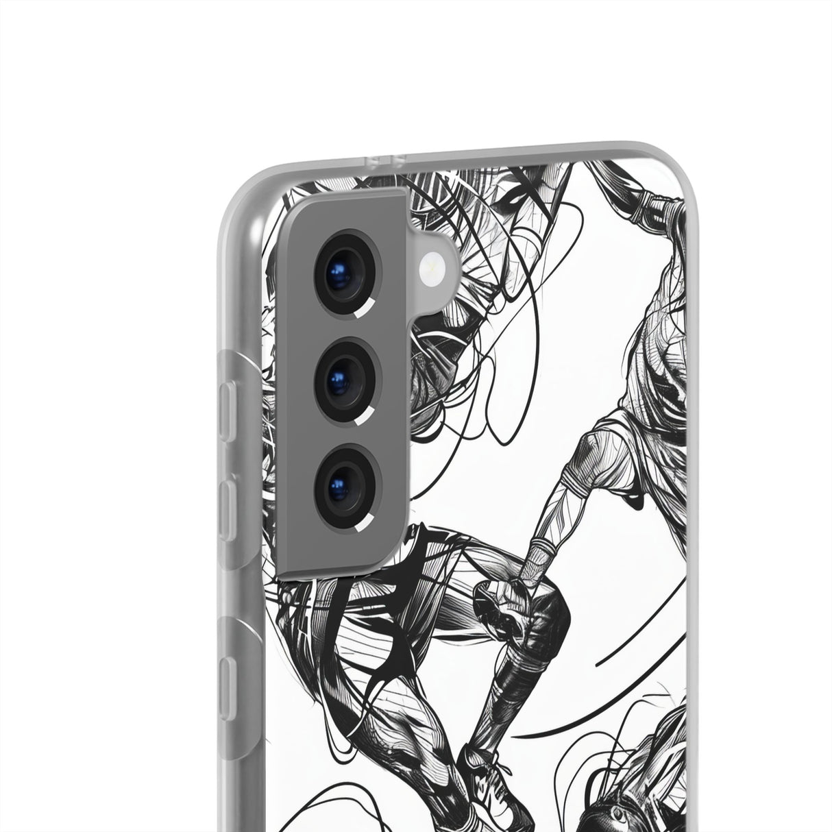 Dynamic Athletic Surrealism | Flexible Phone Case for Samsung Galaxy