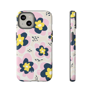 Pink Happy Flower - Protective Phone Case