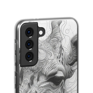 Monochrome Giraffe | Flexible Phone Case for Samsung Galaxy