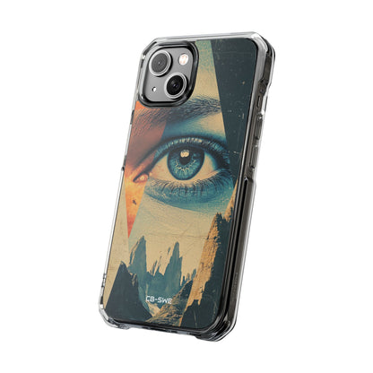 Eye Meets Mountains iPhone Case - Impact