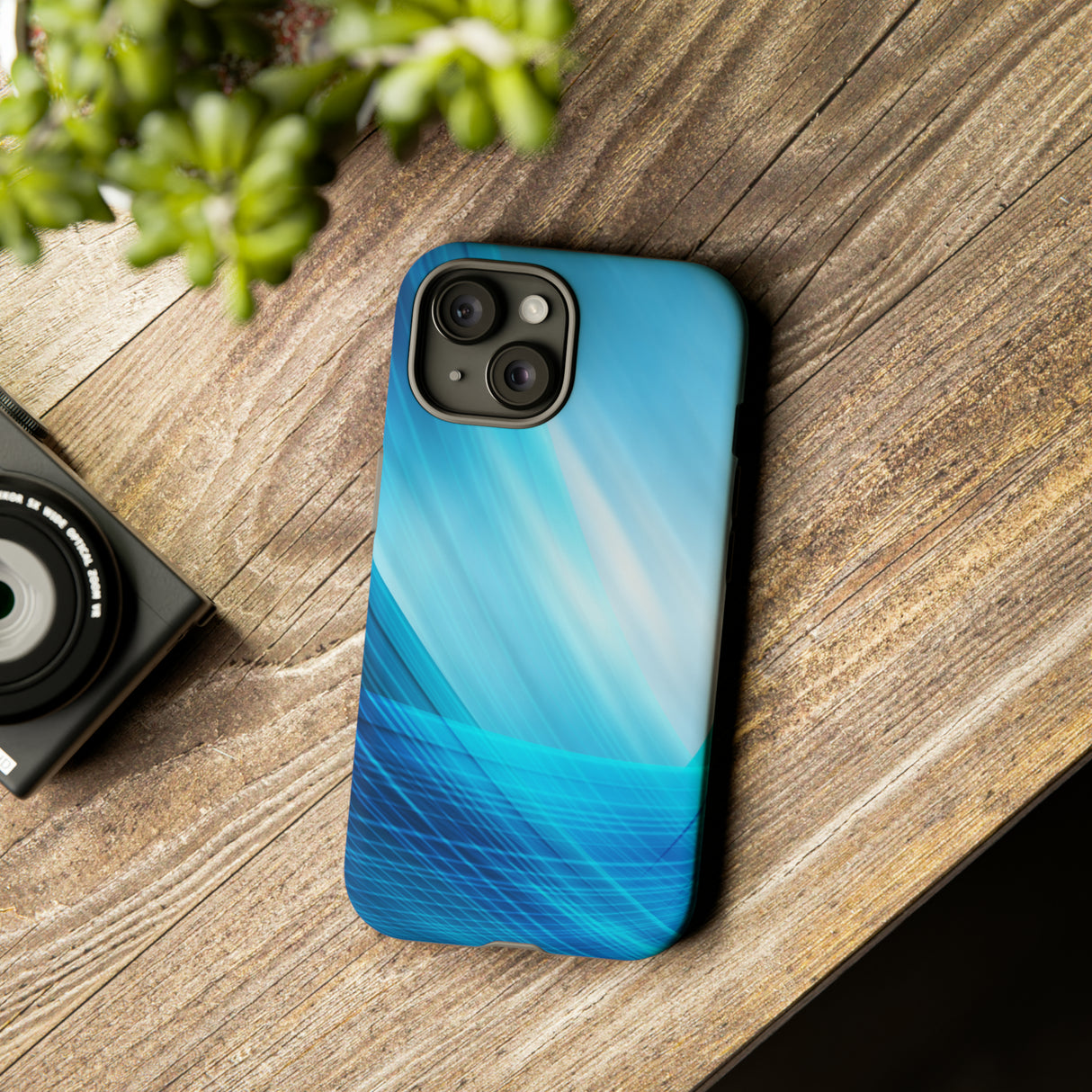 Abstract Blue - Protective Phone Case