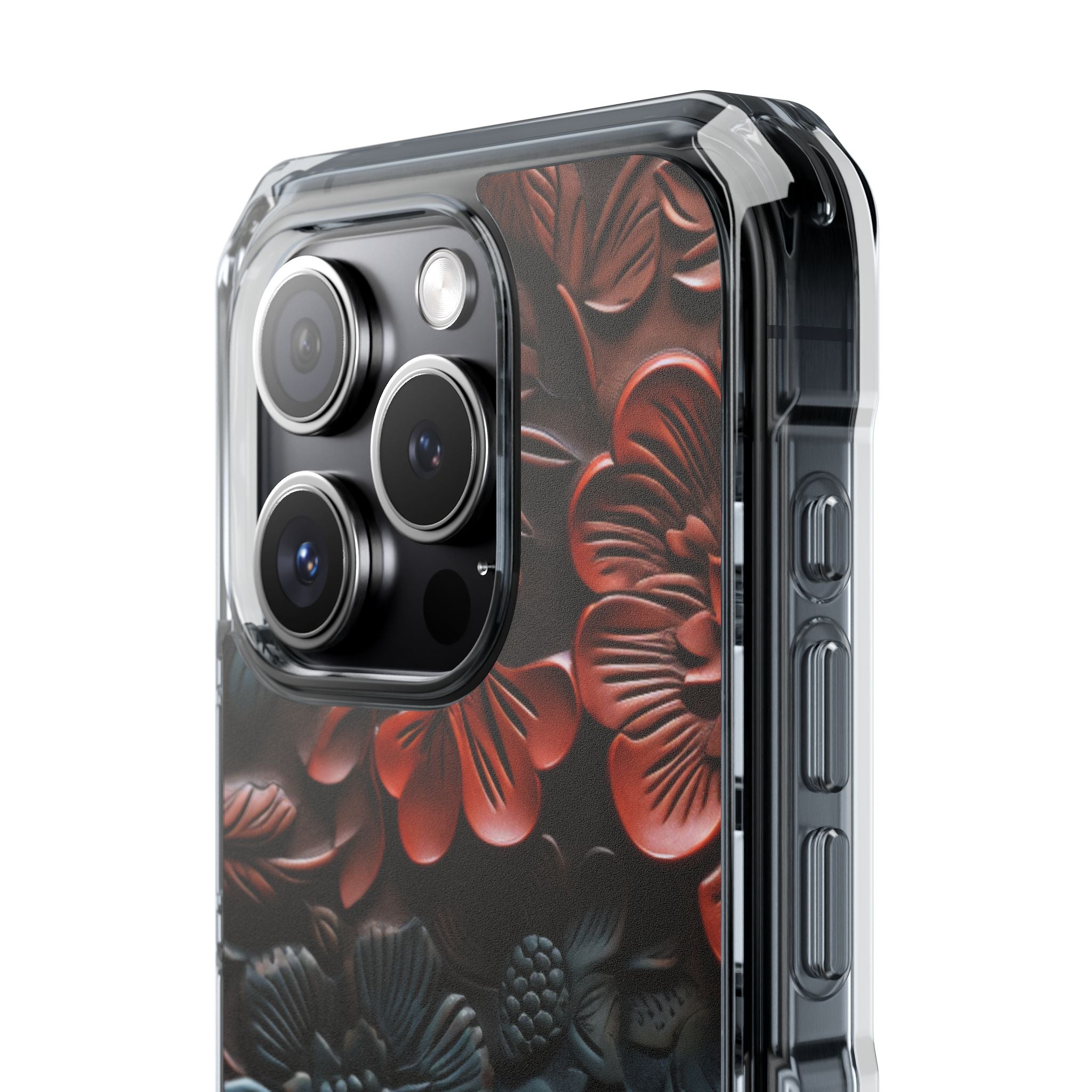 Sculpted Floral Elegance iPhone Case - Impact
