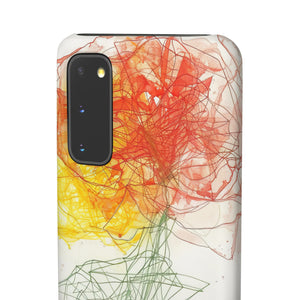 Fiery Blossom | Slim Phone Case for Samsung