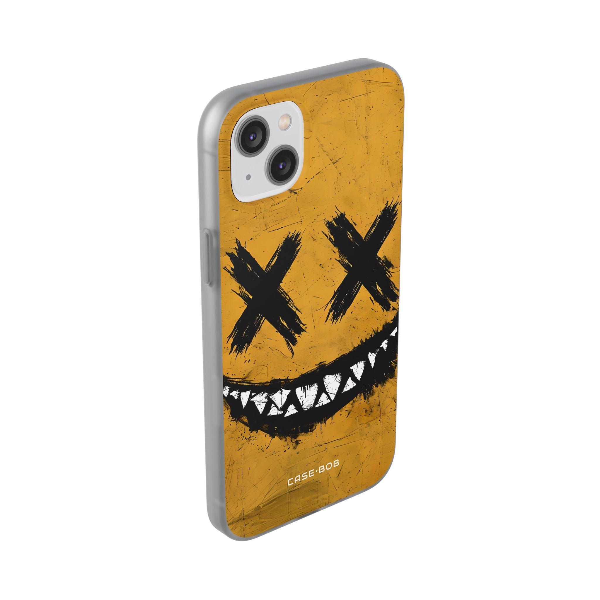 Jagged Smile Yellow iPhone 14 Plus Case - Soft