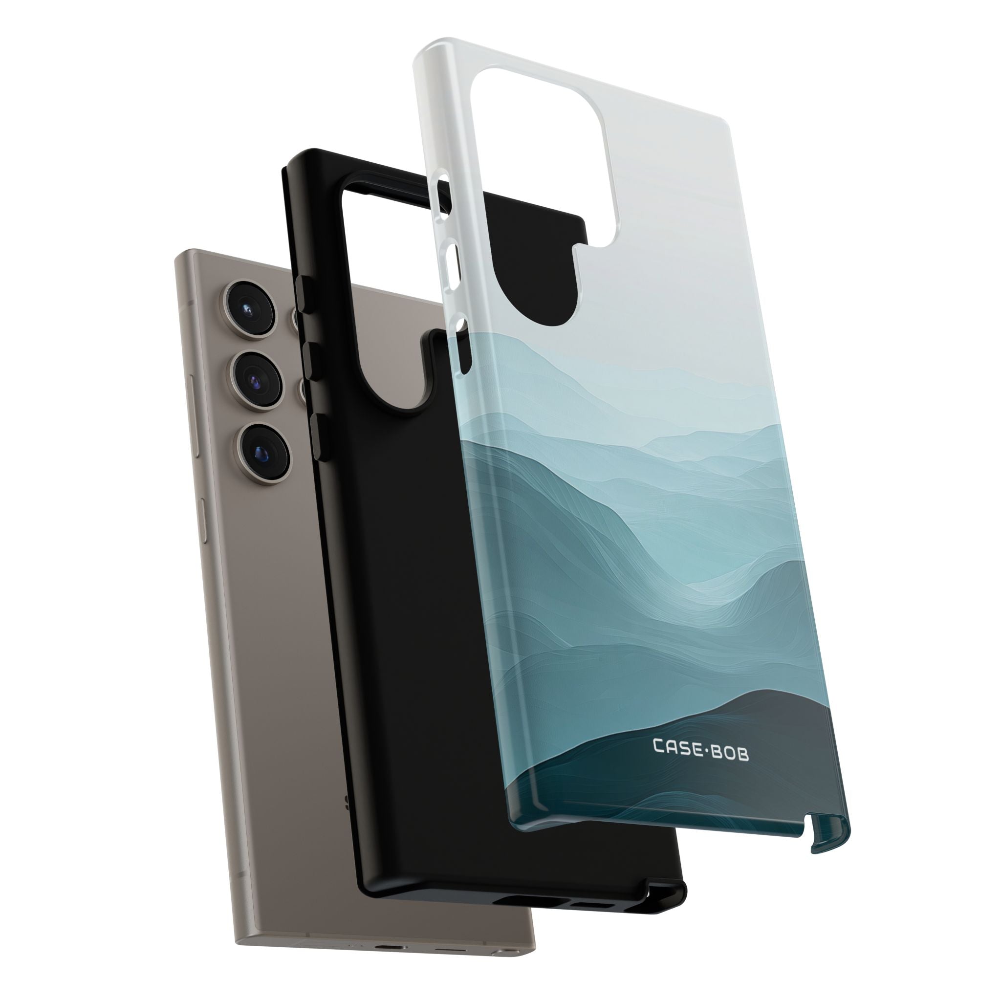 Teal Mist Mountains Samsung S24 Ultra Case - Tough