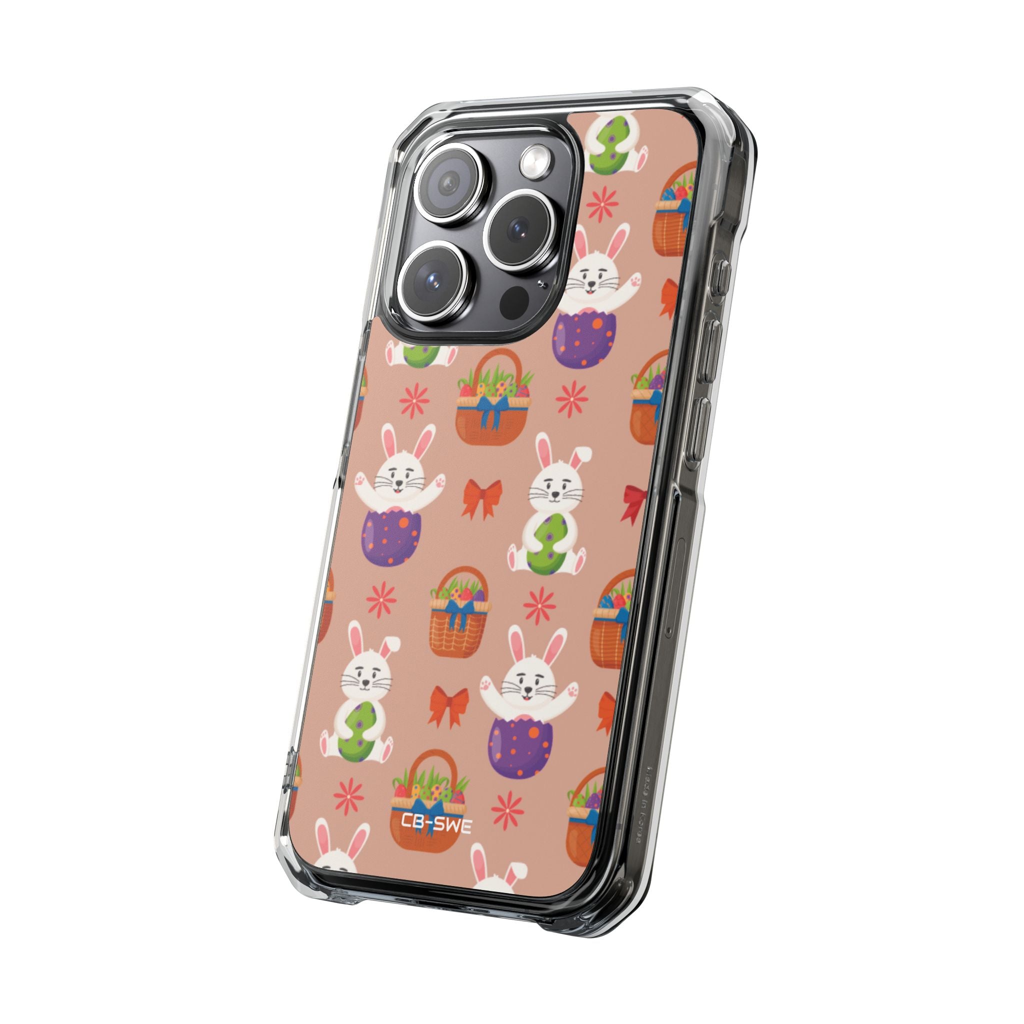 Bunnies Hold Eggs iPhone Case - Impact