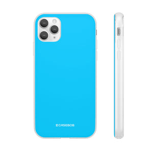 Vivid Sky Blue | Phone Case for iPhone (Flexible Case)