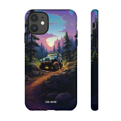Sunset Forest Drive - iPhone Case