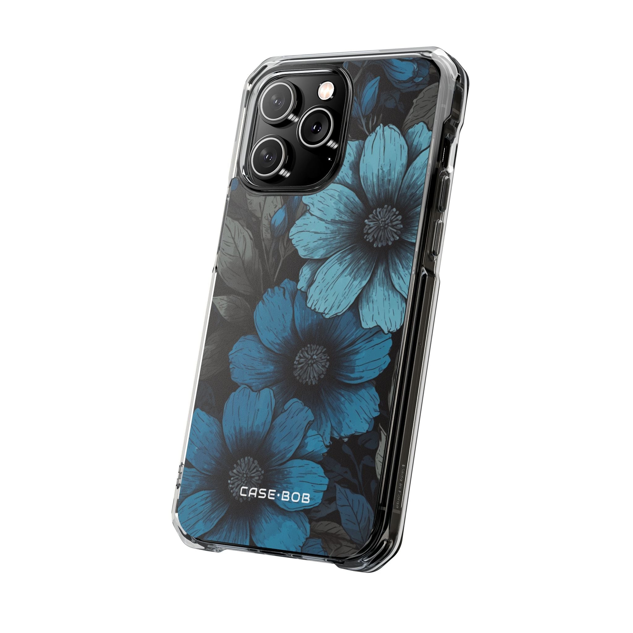 Blue Petal Radiance iPhone 14 Pro Max Case - Impact