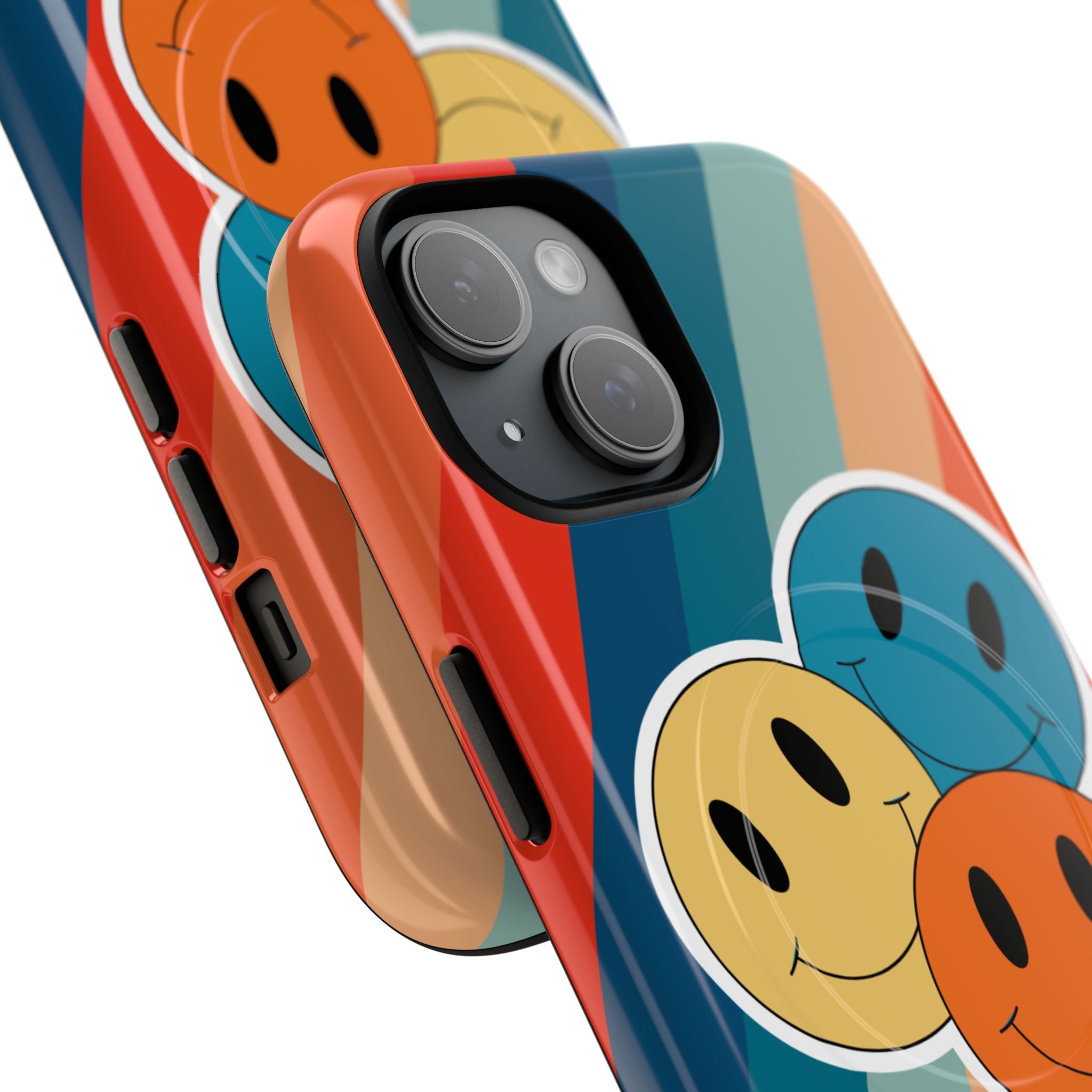 Triple Smile Breeze iPhone 15 Case - Tough+