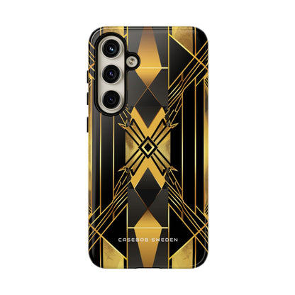 Golden Geometric Elegance Samsung S24 - Tough Phone Case