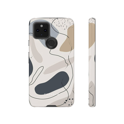 Grey Lines Simplicity - Protective Phone Case