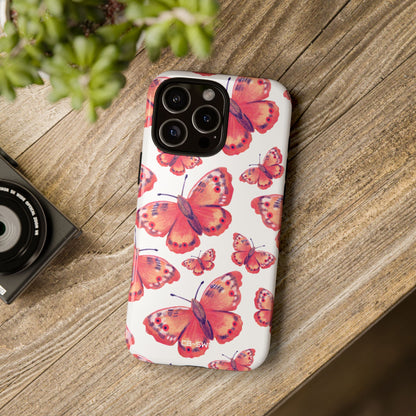 Vibrant Butterfly Dance - iPhone Case