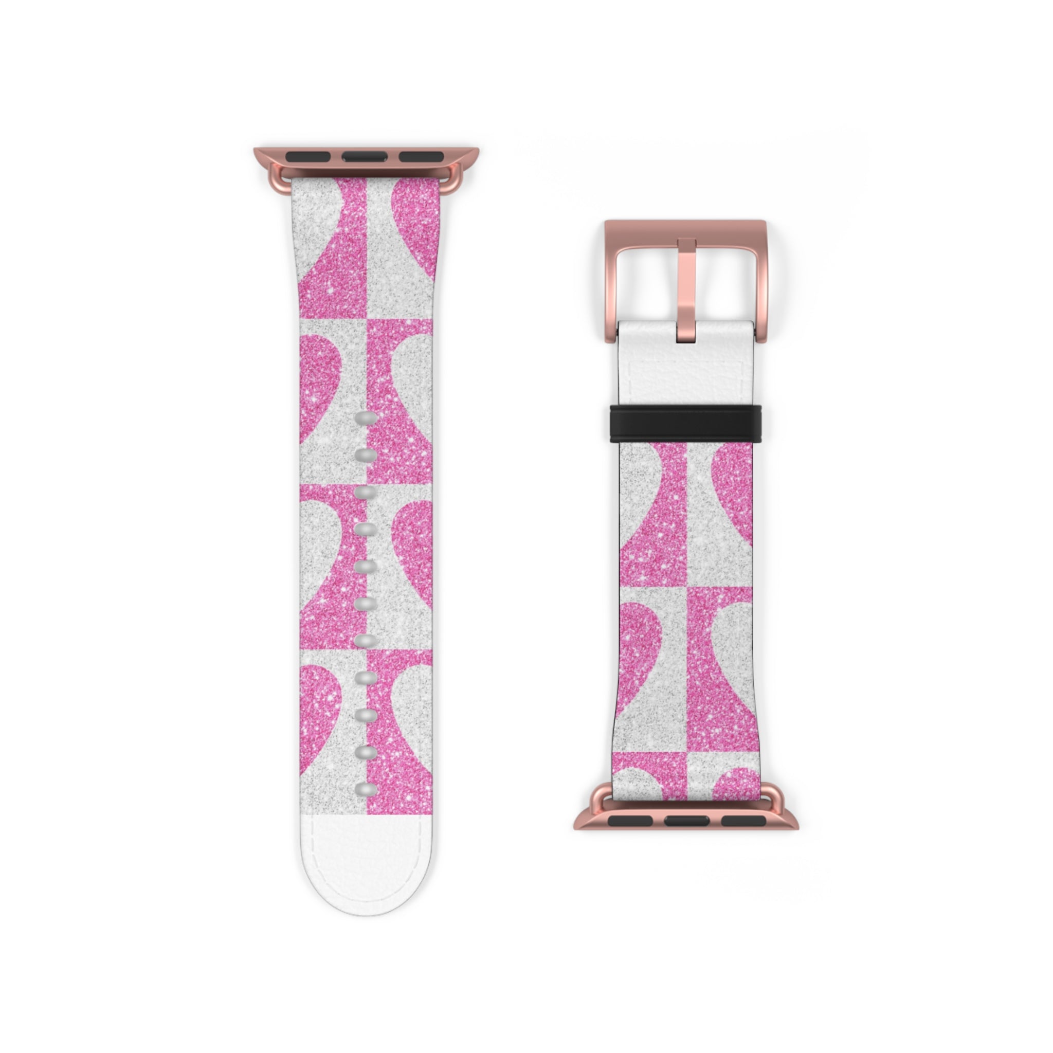 Glitter Heartgrid - Watch Band