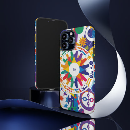 Celestial Horoscope Whirl - Protective Phone Case