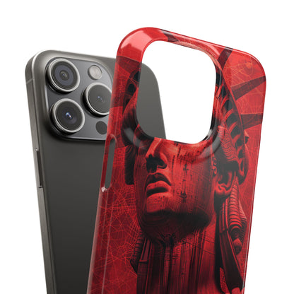 Zen Red Liberty Vision iPhone 15 - Slim Phone Case