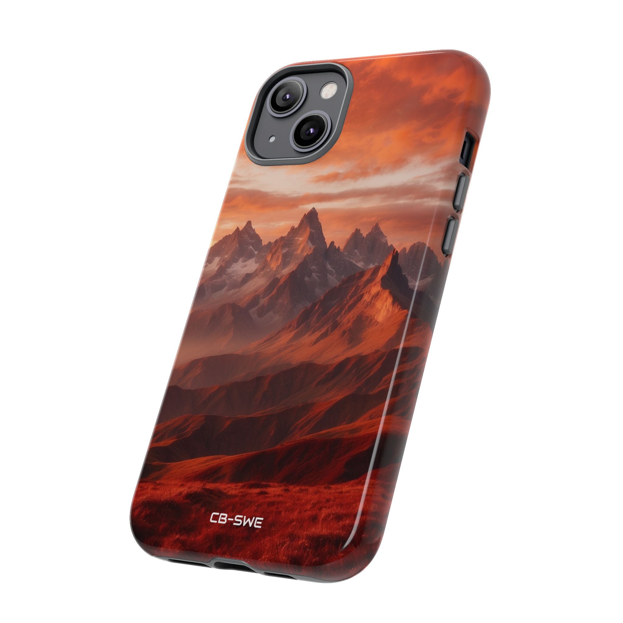 Mountain Peaks Glowing - iPhone Case