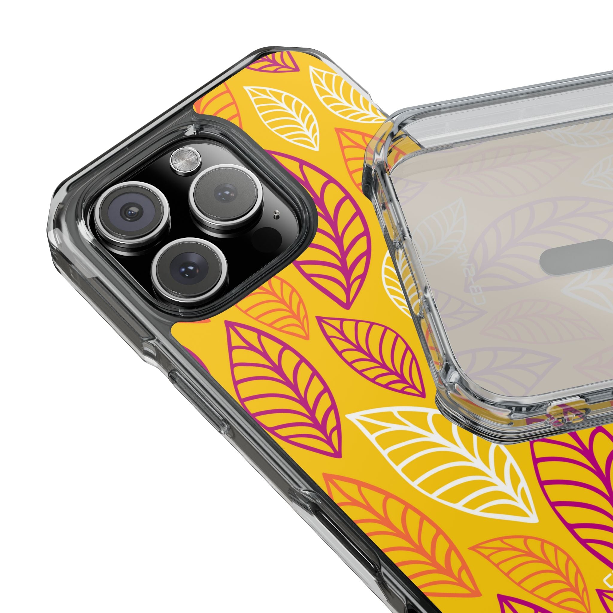 Vibrant Leaf Symphony iPhone Case - Impact