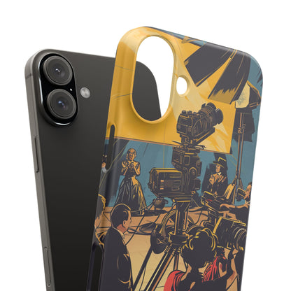 Golden Era Cinematic Spotlight iPhone 16 - Slim Phone Case