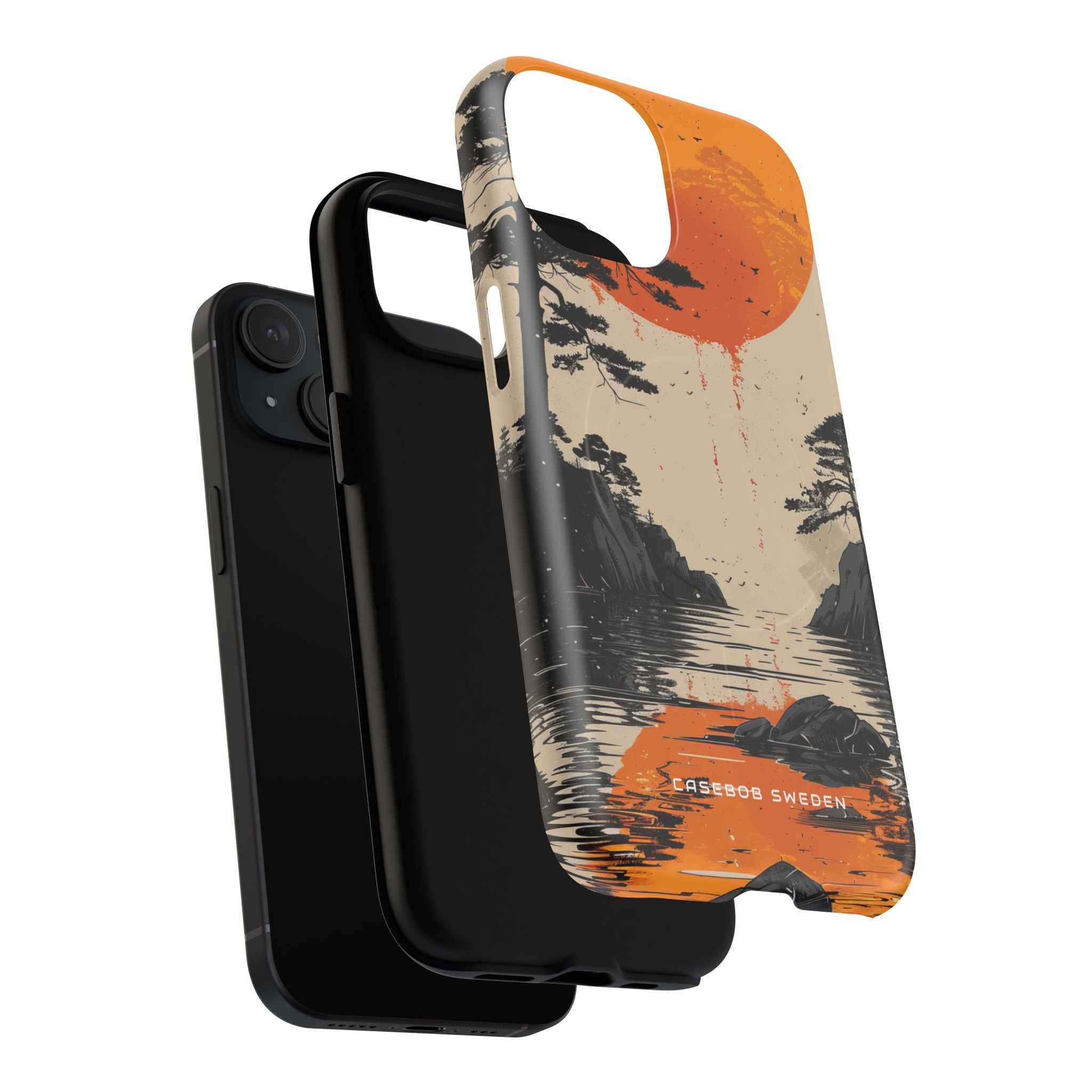 Zen Serenity Sunscape iPhone 15 | Tough+ Phone Case