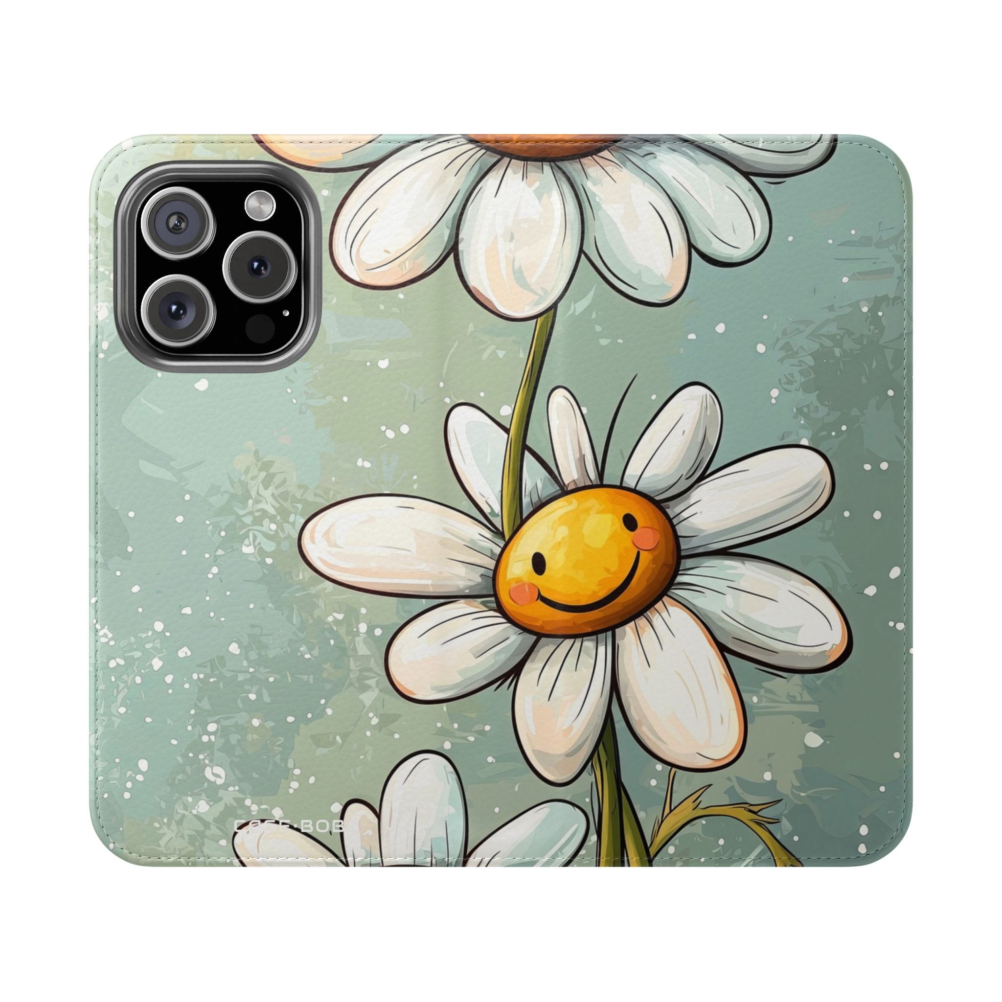 Smiling Daisies Burst - iPhone 16 Pro Case - Wallet