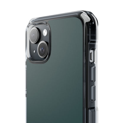 Dark Slate Gray - Clear Impact Case for iPhone