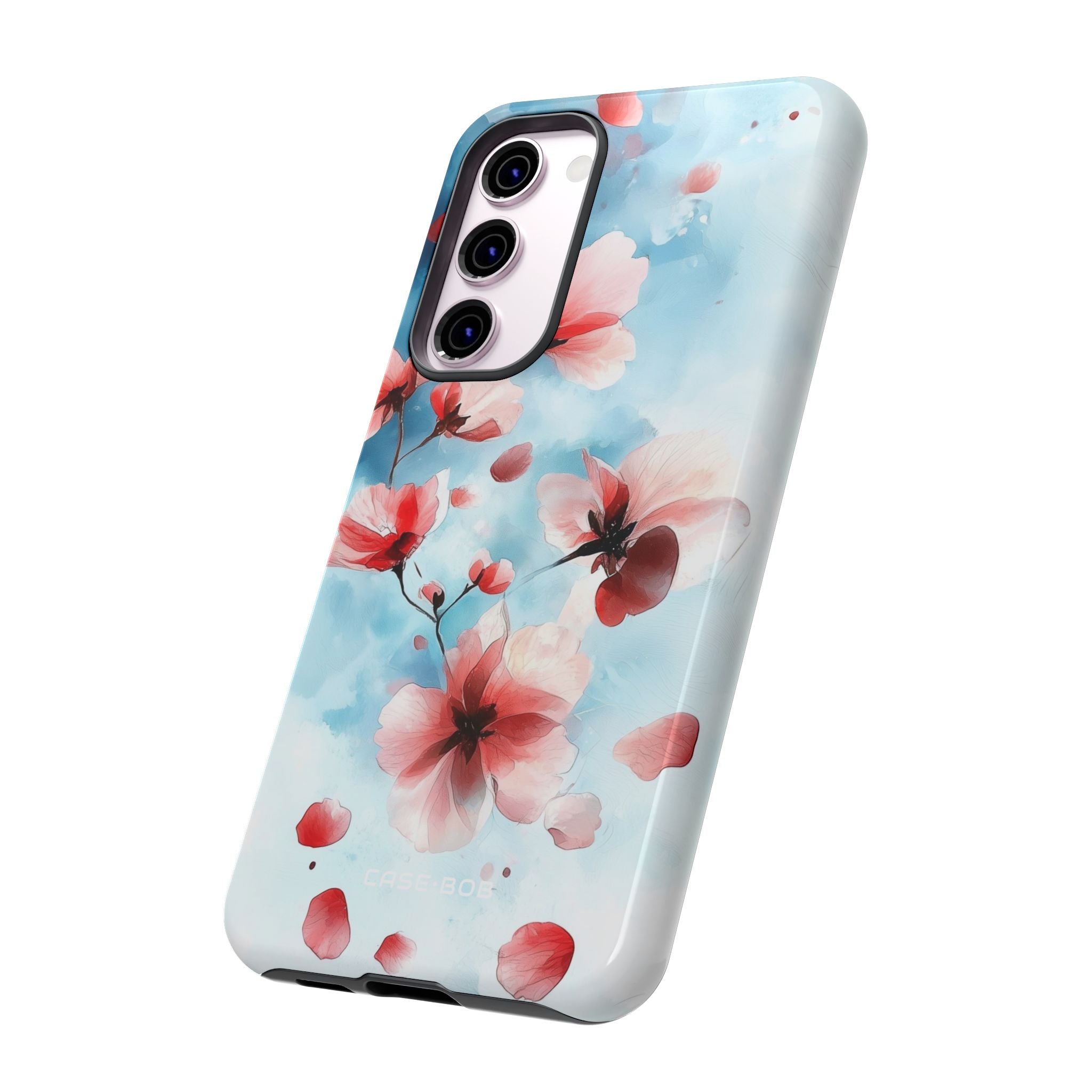 Pink Blossom Drift Samsung S23 Plus Case - Tough
