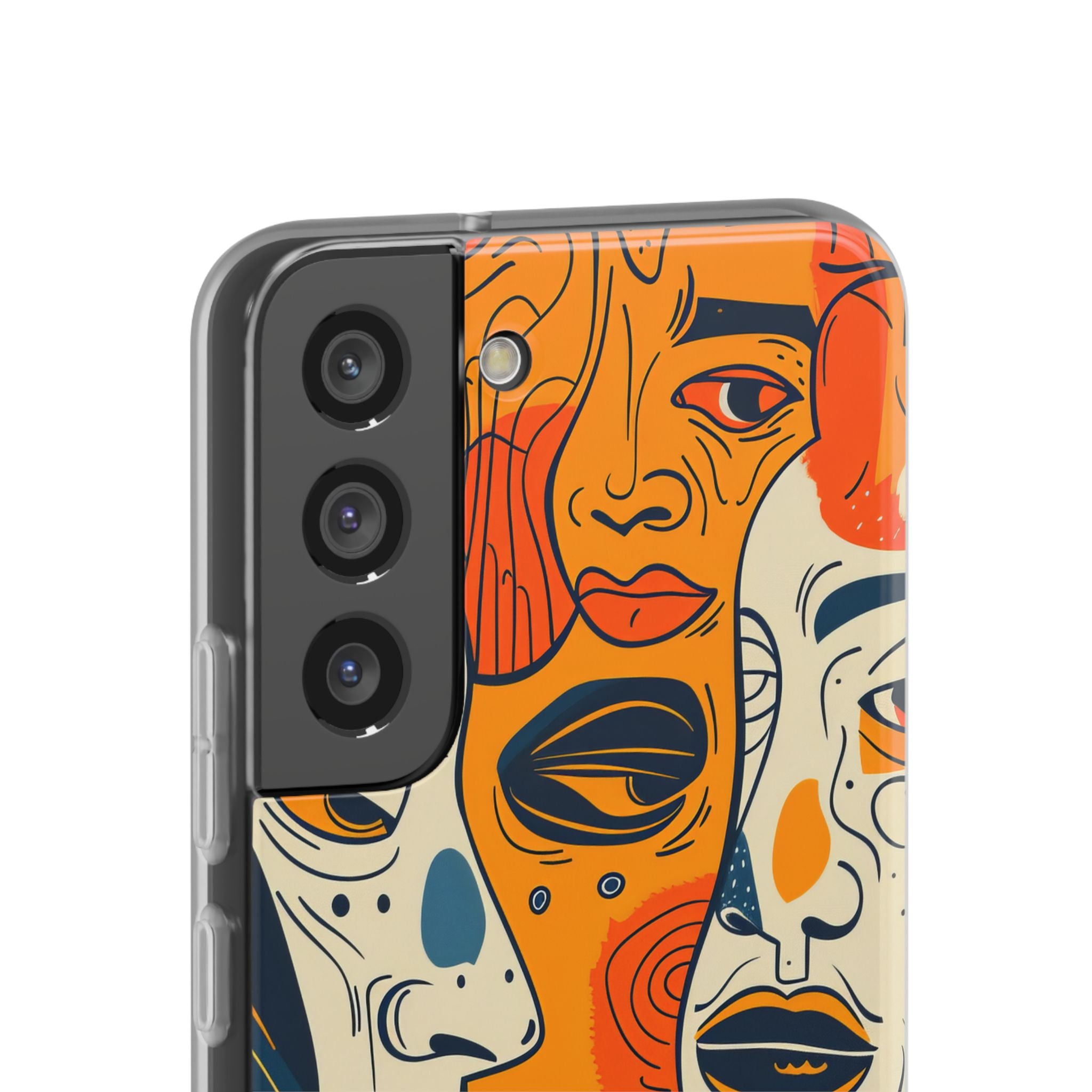 Tangled Faces Sunset Samsung S22 - Soft