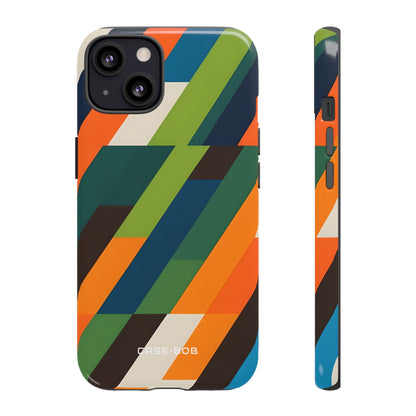 Diagonal Blaze iPhone 13 Case - Tough