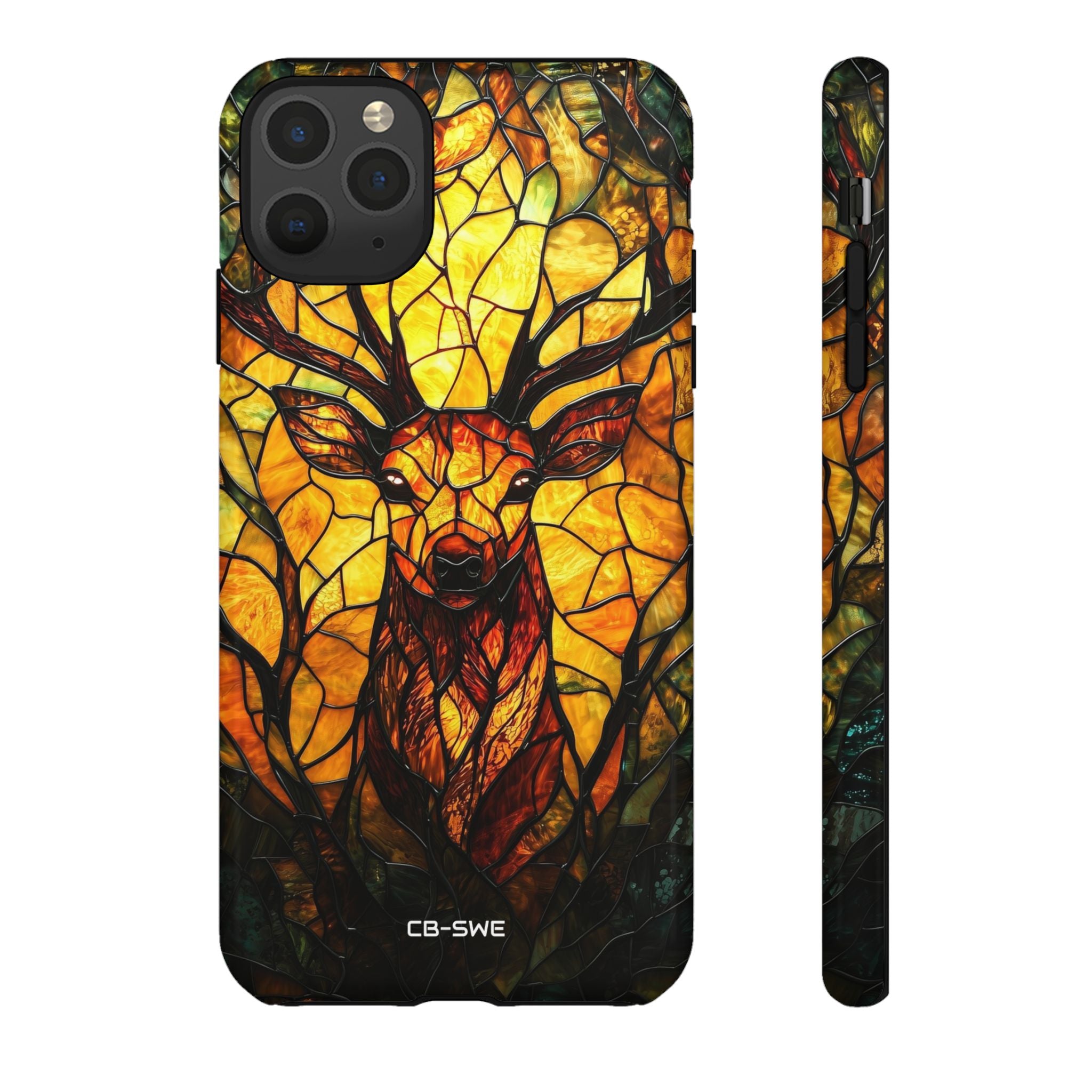 Glowing Stag Emerges - iPhone Case