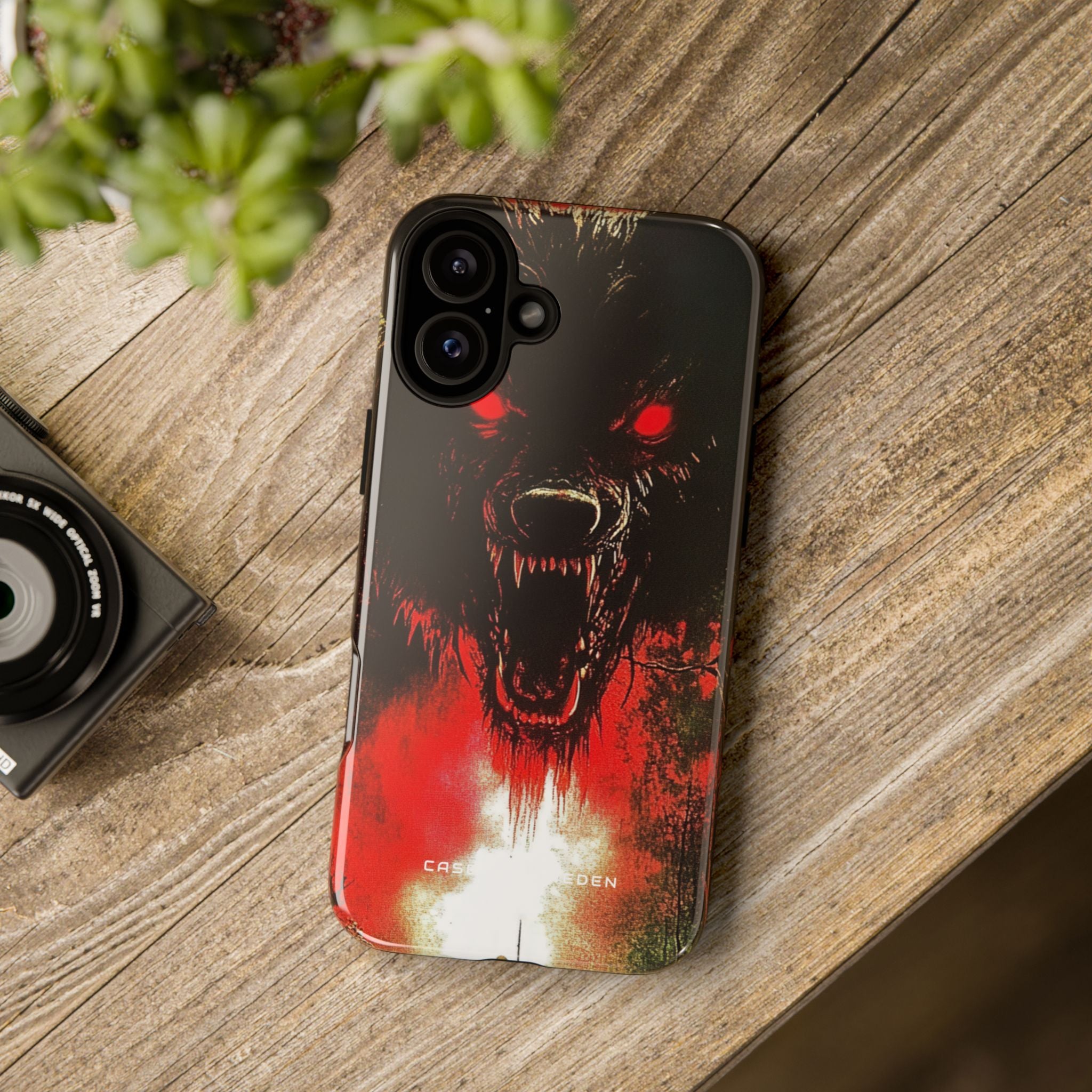 Bloodmoon Wolf's Lament iPhone 16 - Tough Phone Case