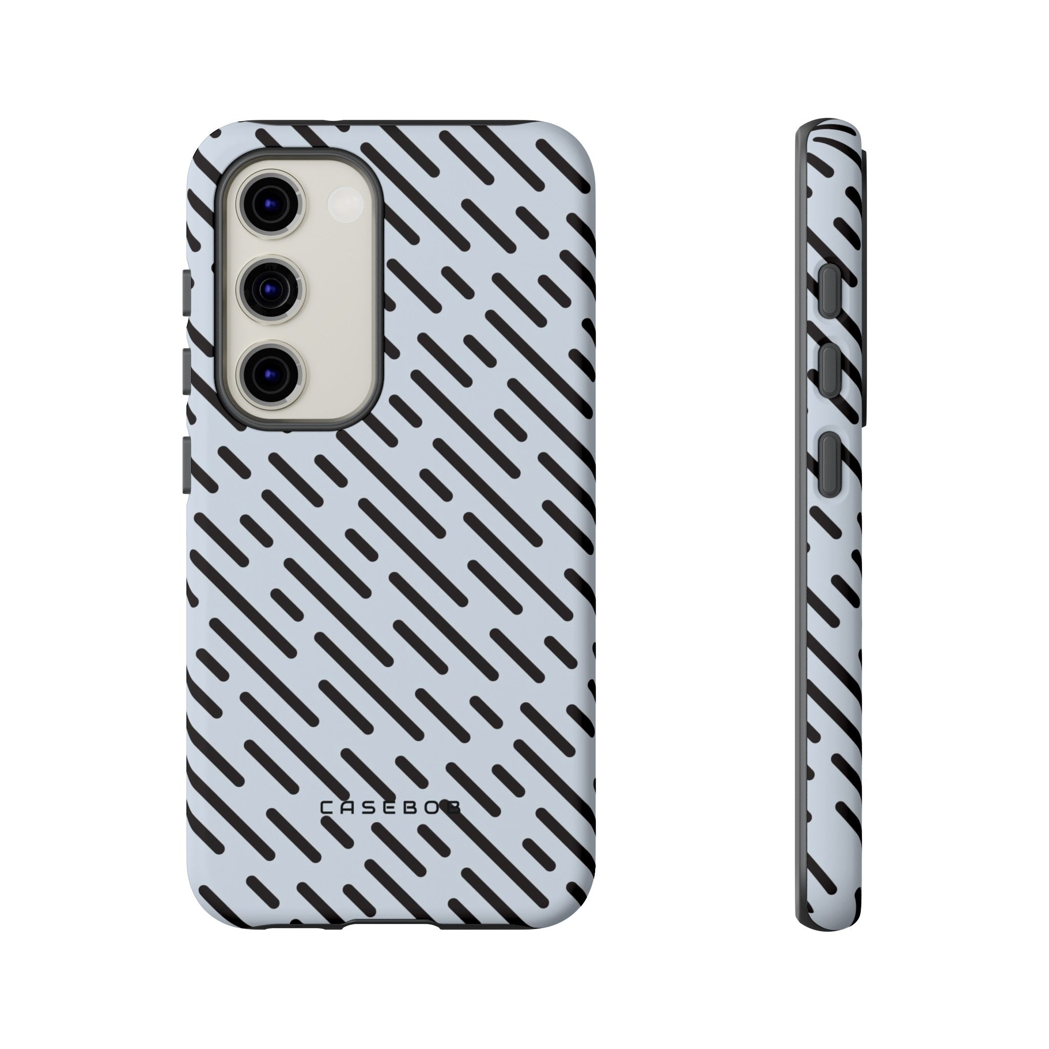 Monochrome Dash - Protective Phone Case