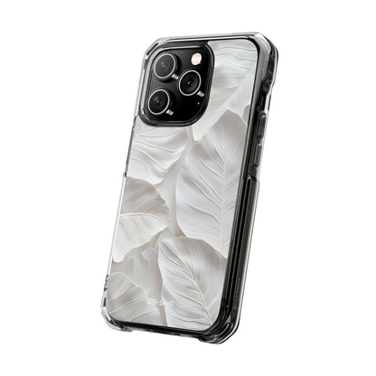 Elegant Leaf Relief iPhone Case - Impact