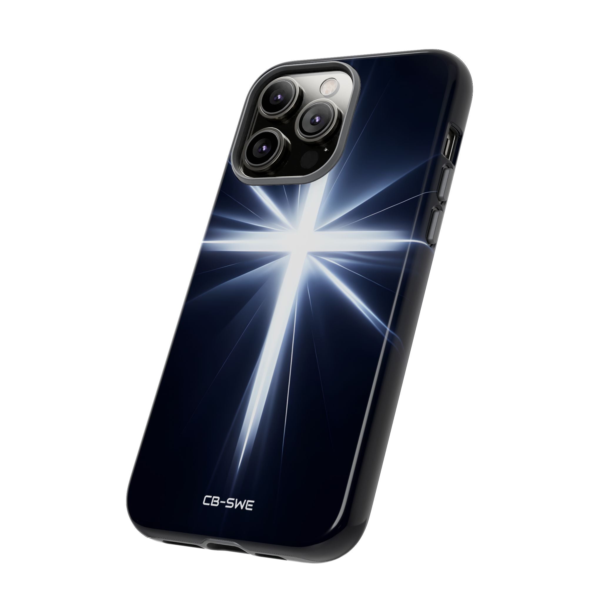 Luminous Cross Radiance - iPhone Case