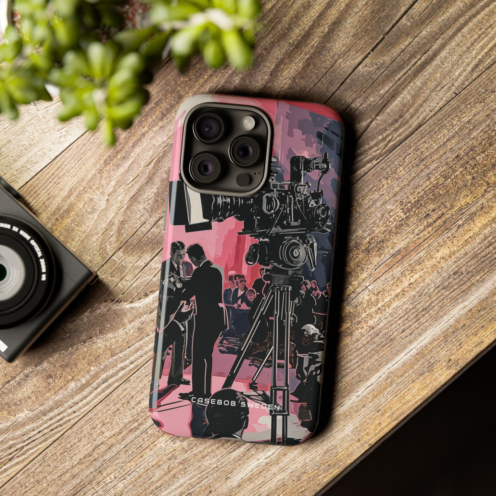 Retro Cinematic Spotlight iPhone 15 - Tough Phone Case