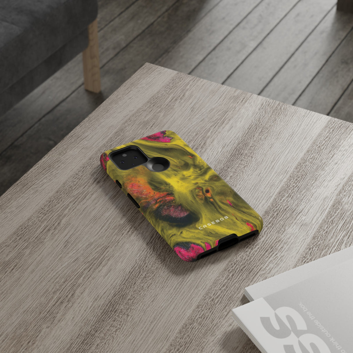 Yellow Ink Art - Protective Phone Case