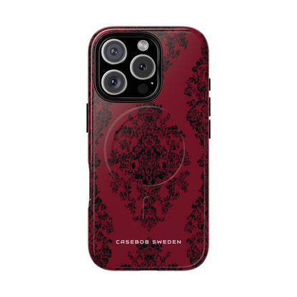 Gothic Crimson Elegance iPhone 16 Tough+ Handyhülle