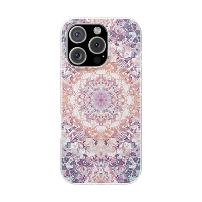 Purple Pink Mandala - Flexi iPhone 16 Phone Case