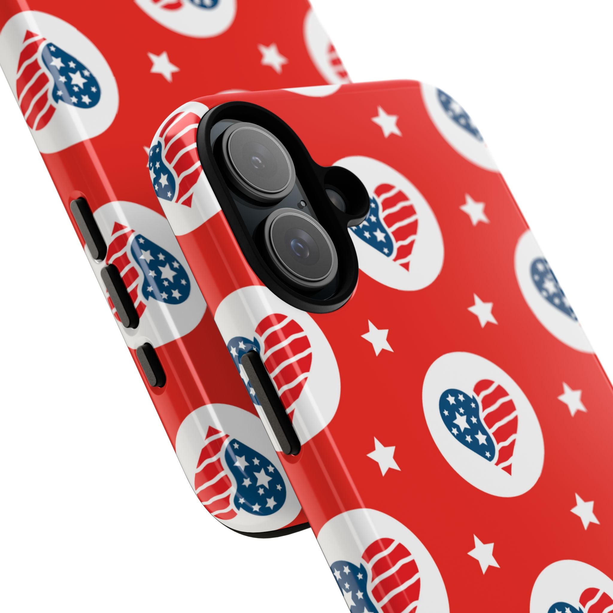 Hearts Celebrate Freedom - iPhone Case