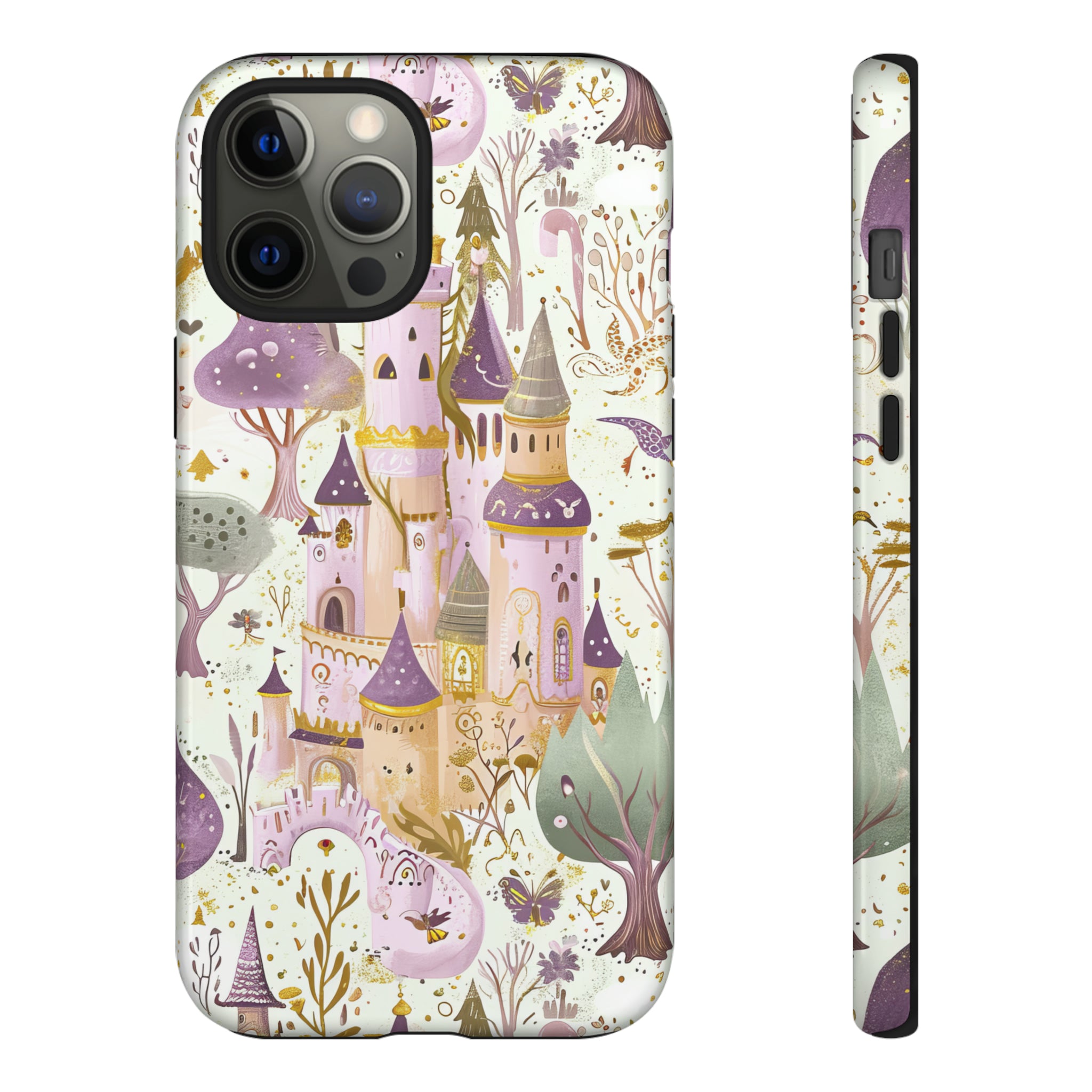 Fairytale Castles Pastel Dream - Protective Phone Case