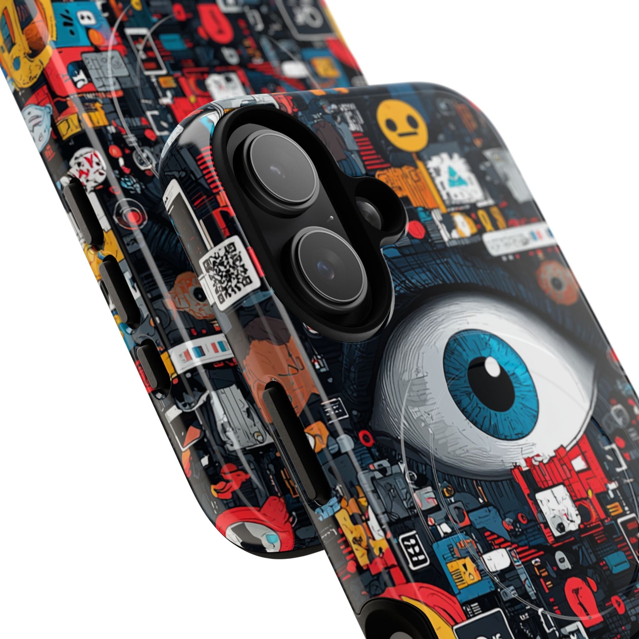 Digital Eye Blue iPhone 17 Case - Tough+