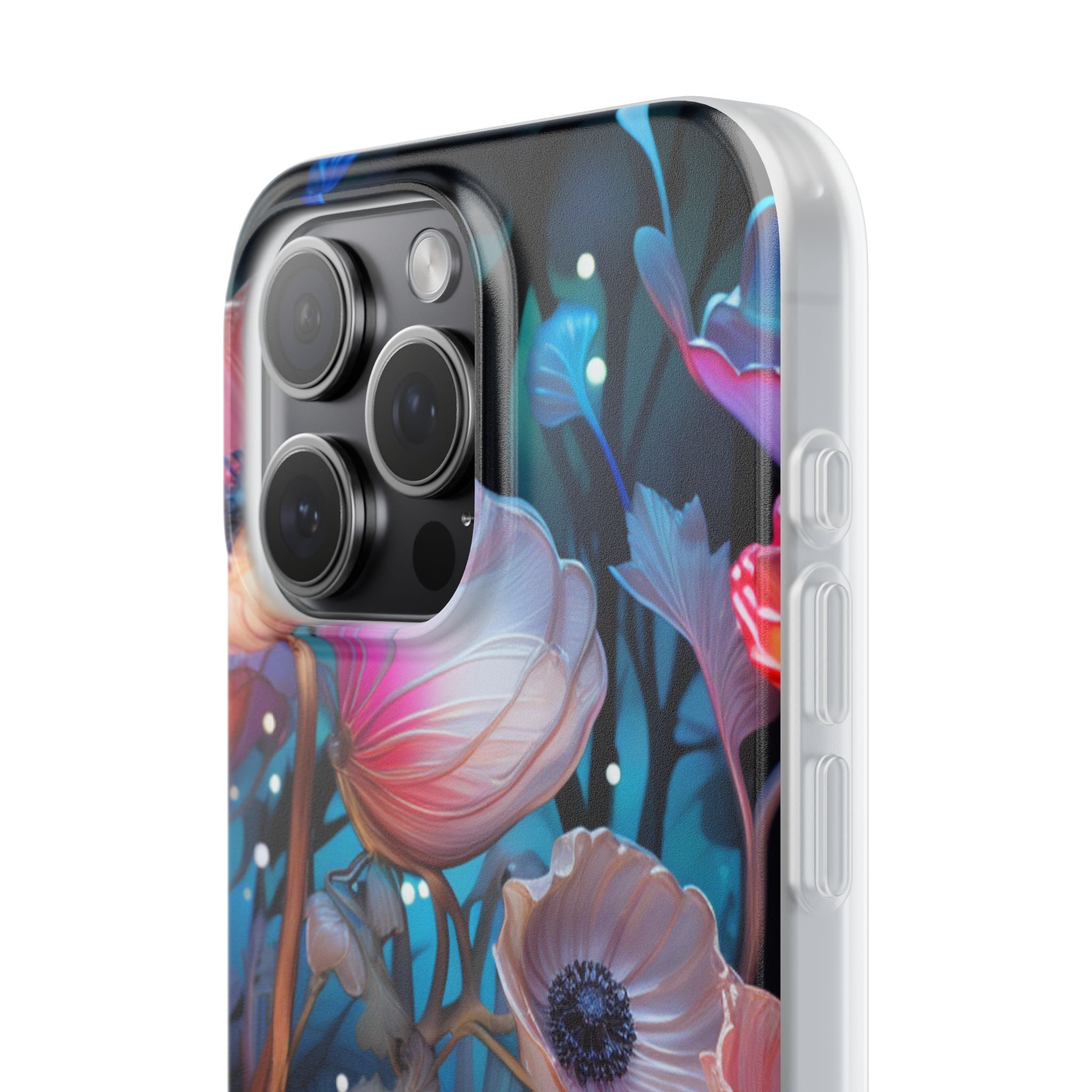 Translucent Bloom iPhone 15 Pro Max Case - Soft