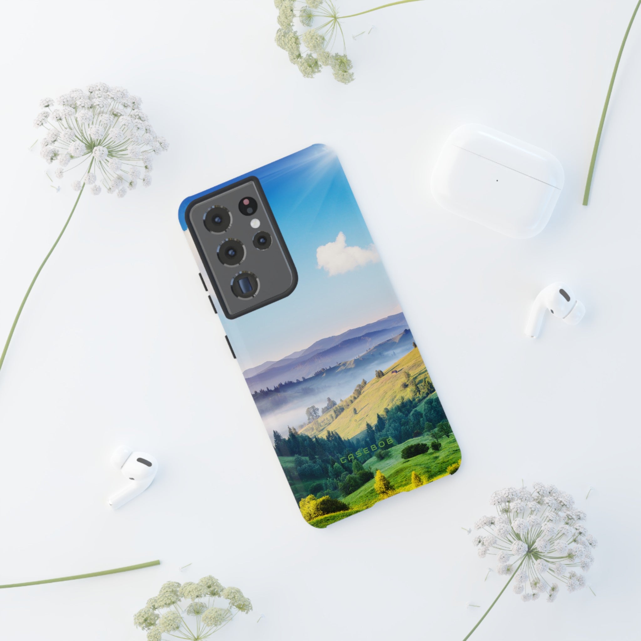 Mountain Sunny Day - Protective Phone Case