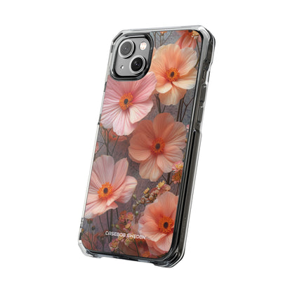 Serene Botanical Blooms - Clear Impact iPhone 14 Phone Case