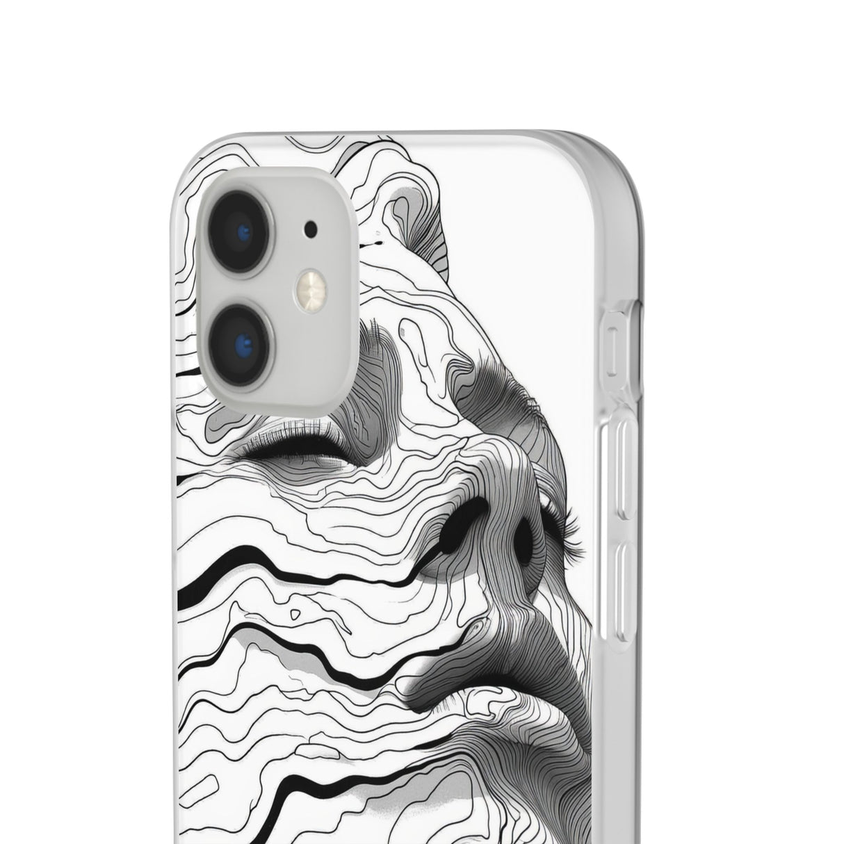 Topographic Serenity | Flexible Phone Case for iPhone