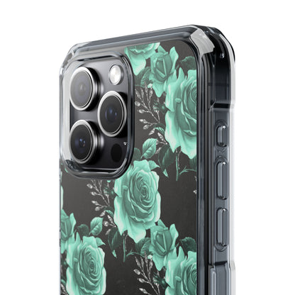 Turquoise Rose Symphony iPhone Case - Impact